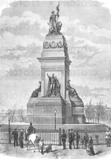 The Orange - Monument to the Independence of the Netherlands in The Hague, The Hague, Historical, Reproduction from a 19th century scene