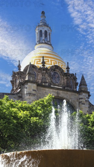 Guadalajara, Liberation Square, Plaza De La Liberacion, in historic city center near Central Guadalajara Cathedral
