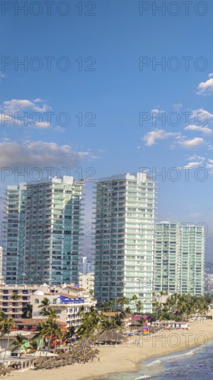 Puerto Vallarta vacation, Mexico. Scenic ocean and beach views of Nuevo Puerto Vallarta