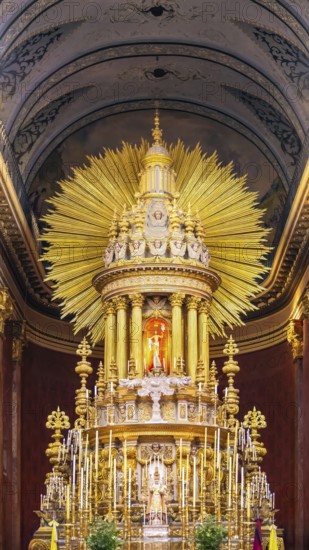 Central cathedral in Salta Plaza of 9 of July