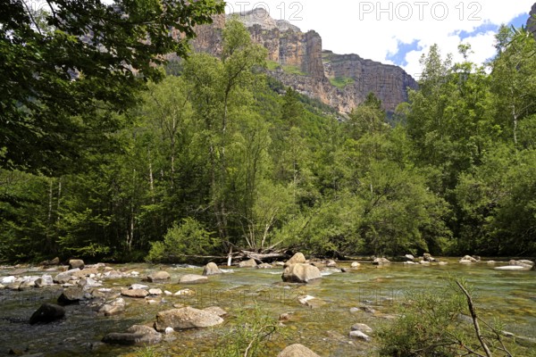 The Rio Arazas River Ordesa y Monte Perdido National Park, Spain