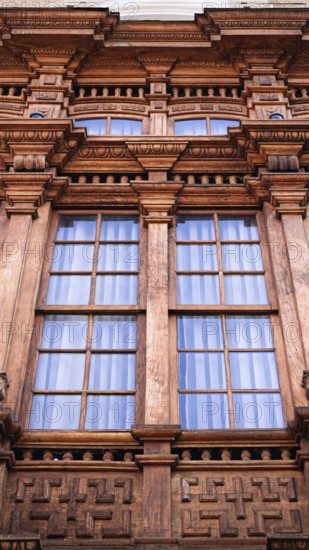 Lima, Peru, architecture of Central plaza Mayor or Plaza de Armas in historic city center