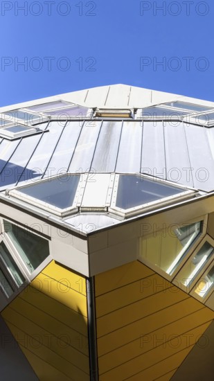 Holland, Cube Houses, a set of innovative hexagonal architecture in Rotterdam