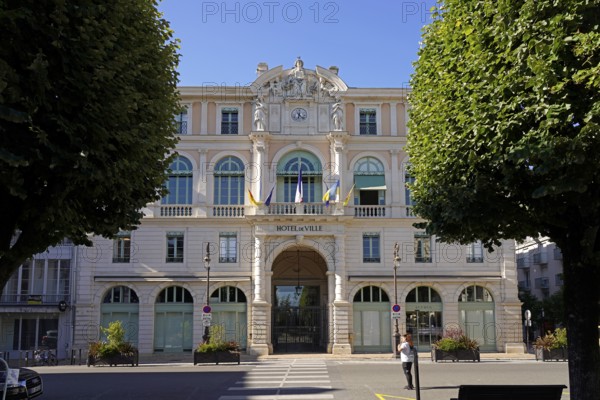 The town hall Hotel de Ville in Pau, Pyrenees, France