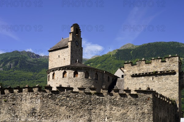 The Church of Saint-André or Church of the Templars in Luz-Saint-Sauveur, Pyrenees, France