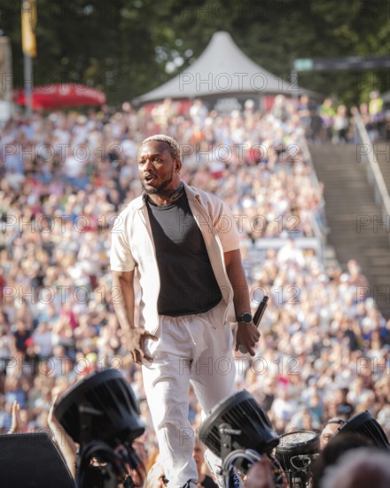 DJ of the Weather Girls at the Berliner Rundfunk 91.4 Open Air in the Berlin ParkbÃ¼hne Wuhlheide on 05.07.2025