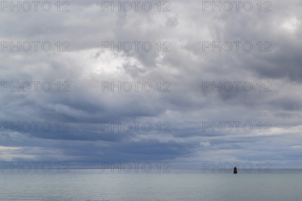 Lighthouse on a Sea in Granville, Manche, Normandy, France