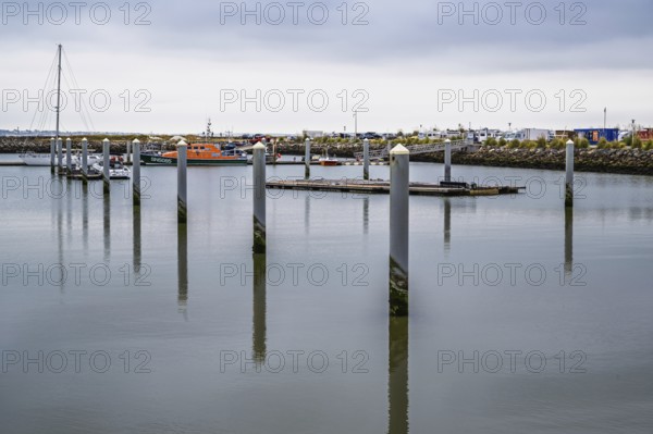 Marina in Le Verdon-sur-Mer, Nouvelle-Aquitaine, Gironde, France