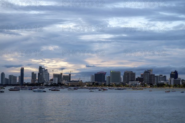 Skyline Pattaya City, Pattaya, Thailand