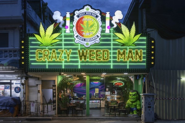 Cannabis Shop, Pattaya, Thailand