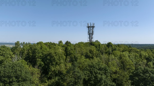 Schönbuchturm near Herrenberg in the western Schönbuch. The observation tower is 35 metres high. Herrenberg, Baden-WÃ¼rttemberg, Germany