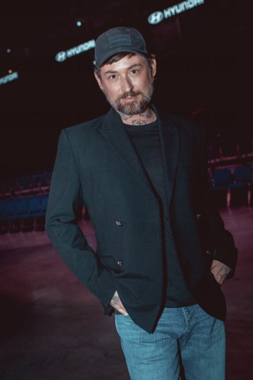 Designer Macel Ostertag after his fashion show during Berlin Fashion Week 2025 on 02.07.2025