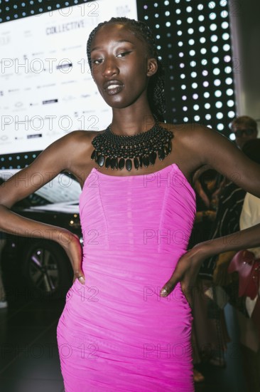 Model Awa at the Kilian Kerner Fashion Show during the Berlin Fashion Week 2025 on 02.07.2025