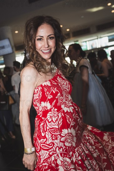 Anastasia Zampounidis at the Danny Reinke Fashion Show during the Berlin Fashion Week 2025 on 02.07.2025