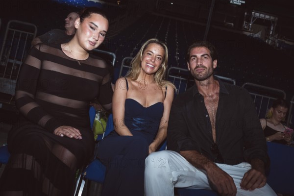 Katharina Damm, Marina Hoermanseder and Alejandro Aguera at the Kilian Kerner Fashion Show during Berlin Fashion Week 2025 on 2 July 2025