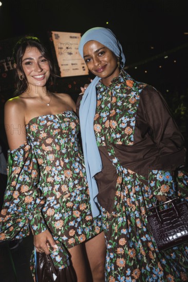 Guests in partner look at the Danny Reinke Fashion Show during Berlin Fashion Week 2025 on 02.07.2025