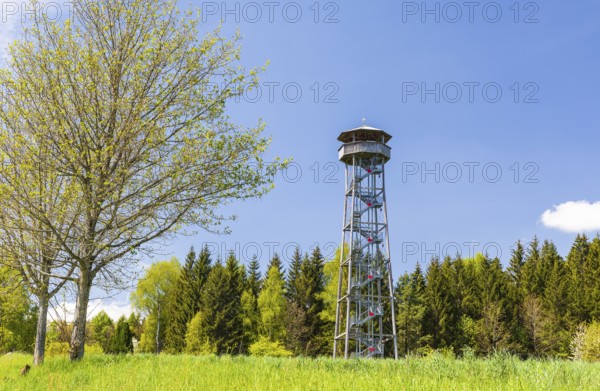 Vogtei Tower in Lossburg, Northern Black Forest, Baden-WÃ¼rttemberg, Germany