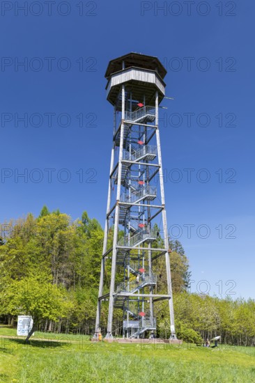 Vogtei Tower in Lossburg, Northern Black Forest, Baden-WÃ¼rttemberg, Germany
