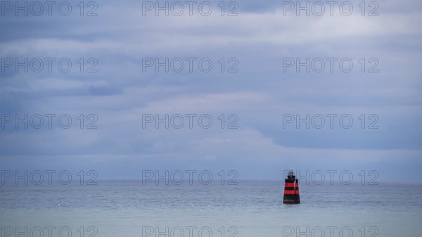 Lighthouse on a Sea in Granville, Manche, Normandy, France