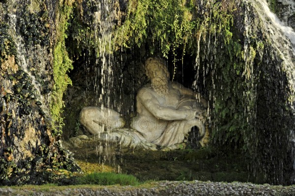 Grotto of the Fontana della Rometta e di Roma, Renaissance garden of the Villa d'Este, water features, fountains, UNESCO World Heritage Site, Tivoli, Metropolitan City of Rome, Lazio, Italy