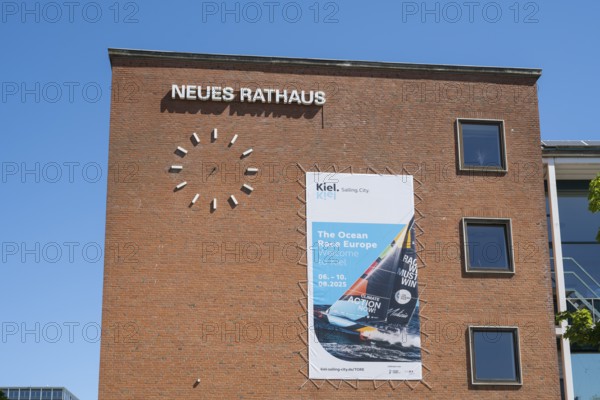 New Town Hall, Tourist Information, Welcome centre, Kiel, Kiel Fjord, Baltic Sea, Schleswig-Holstein, Germany