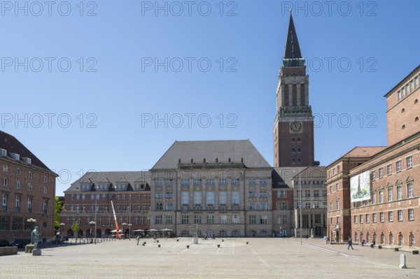 Town Hall, Opera House, Town Hall Square, Rathausplatz, Kiel, Kiel Fjord, Baltic Sea, Schleswig-Holstein, Germany