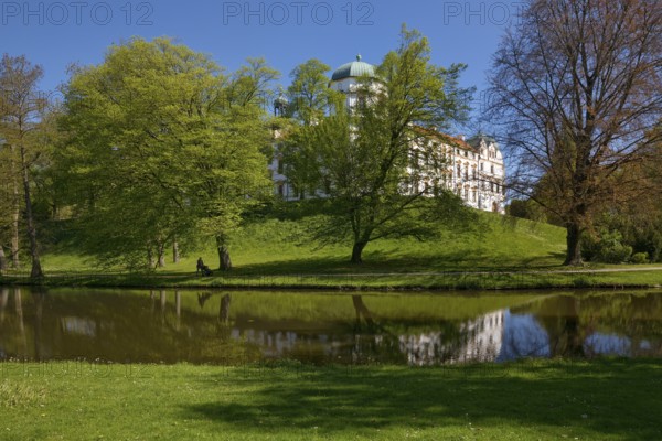 In the landscape park of Celle Castle, Lower Saxony, Germany