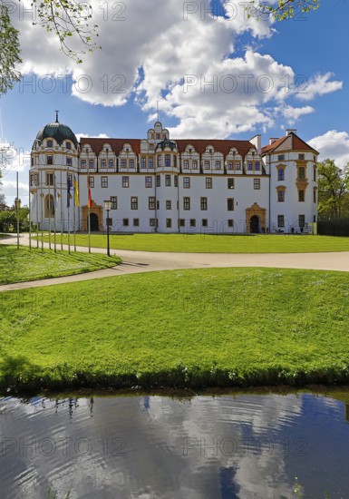 Castle park and Celle Castle, Lower Saxony, Germany