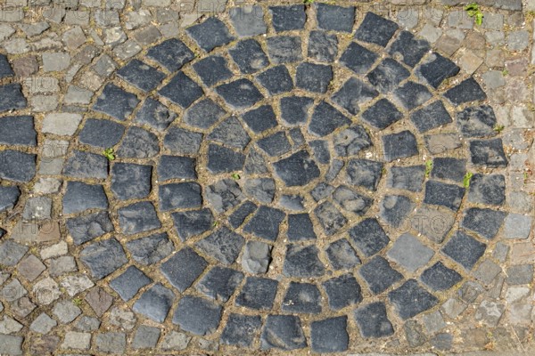 Pavement, cobblestones, North Rhine-Westphalia, Germany