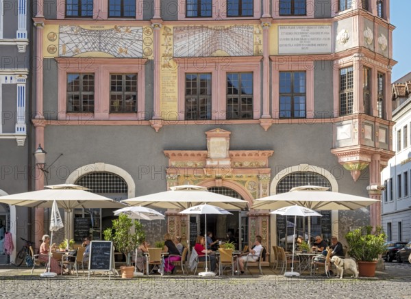 Café at Ratsapotheke - Town Pharmacy building, Görlitz, Goerlitz, Germany