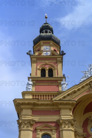 Church tower of Wilten Abbey, Klostergasse 7, Wilten, Innsbruck, Austria