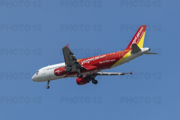 Aircraft VietJetAir Thailand, HS-VKA, Airbus A320-200