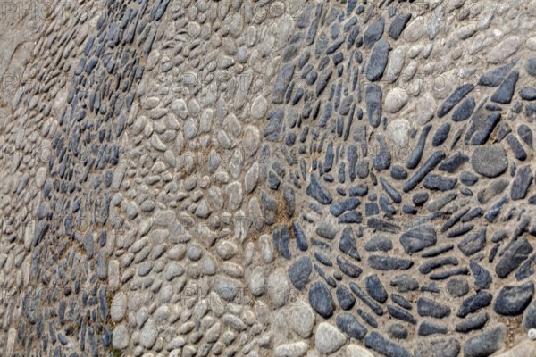 Pebble paving, background, texture, Andalusia, Spain