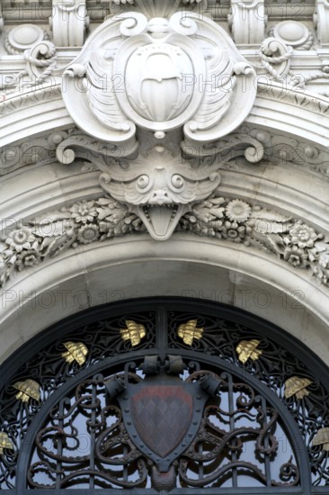 Architectural detail, Decorations, Entrance, Old Museum, Monaco-Ville, Monaco