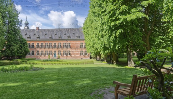 Reinbek Castle, one of the secondary residences of the ducal house of Schleswig-Holstein-Gottorf, was built in the 16th century in the Renaissance style and today serves as an art and cultural centre for the town of Reinbek. Schleswig-Holstein, Germany