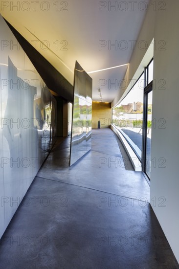 Vitra fire station, architect Zaha Hadid, interior view, modern architecture, Vitra Campus, Vitra Design Museum, Weil am Rhein, Baden-WÃ¼rttemberg, Germany