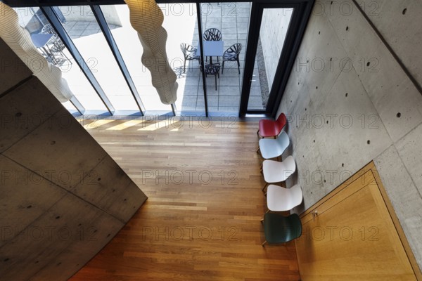 Conference pavilion, conference building, architect Tadao Ando, Vitra Campus, Vitra Design Museum, Weil am Rhein, Baden-WÃ¼rttemberg, Germany