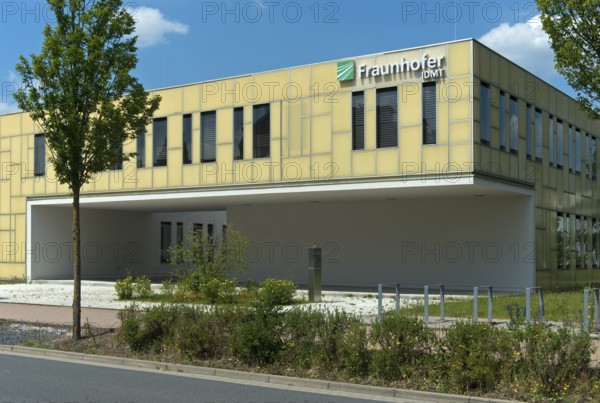 Headquarters of the Fraunhofer Institute for Digital Media Technology IDMT on the campus of the Ilmenau University of Technology, Ilmenau, Thuringia, Germany