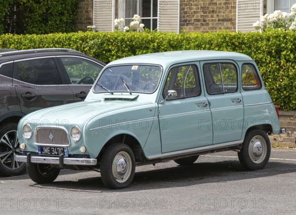 Renault 4 classic car 1961-1967 seen in Southwold, Suffolk, England, UK