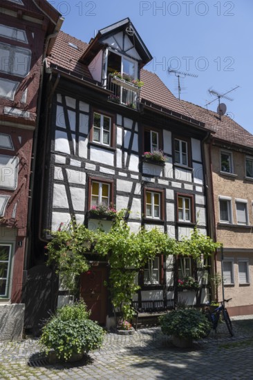 Historisches Fachwerkhaus in der Altstadt von Esslingen am Neckar, Landkreis Esslingen, Baden-WÃ¼rttemberg, Deutschland