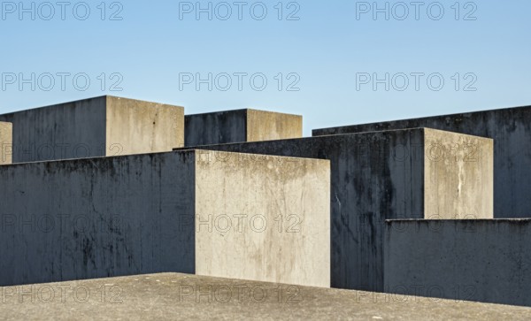 Close-up of concrete slabs at Holocaust Memorial, Memorial to the Murdered Jews of Europe, Berlin, Germany