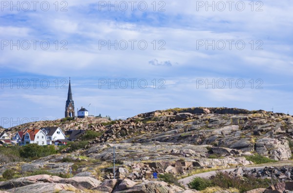 The church of Lysekil (Lysekils Kyrka) on Rosviksberg, Lysekil, BohuslÃ¤n, VÃ¤stra Götalands lÃ¤n, Sweden, Scandinavia