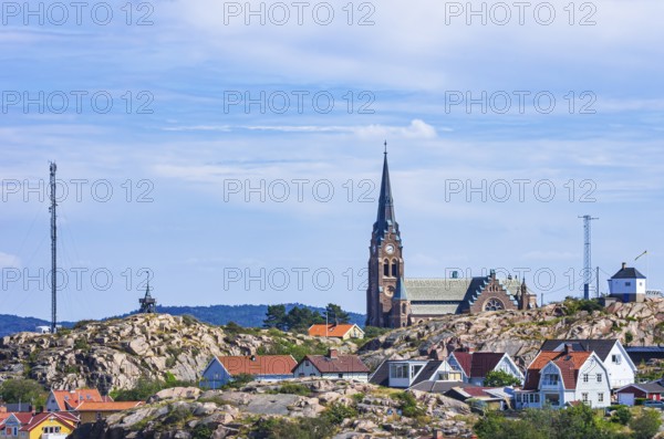 The church of Lysekil (Lysekils Kyrka) on Rosviksberg, Lysekil, BohuslÃ¤n, VÃ¤stra Götalands lÃ¤n, Sweden, Scandinavia