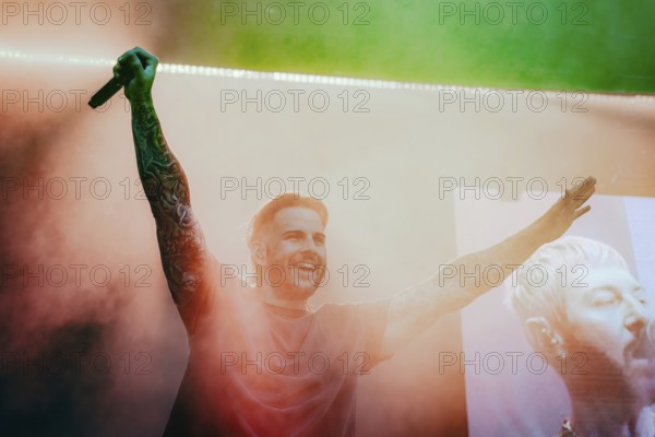 M. Shadows (Matthew Charles Sanders), singer of Avenged Sevenfold live at the Zitadelle Spandau in Berlin on 21/06/2025