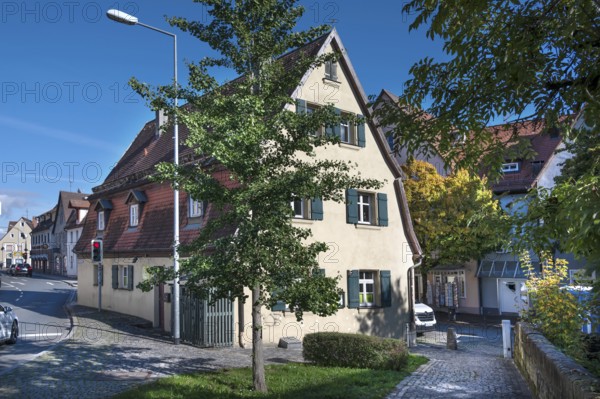 Former customs house and residence of the customs officer, 18th century, Hersbrucker Straße 3, Lauf an der Pegnitz, Middle Franconia, Bavaria, Germany