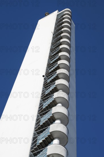 Tower and Olympic Rings 1952, Olympic Stadium or Finnish Olympic Stadium, architects Yrjö Lindegren and Toivo Jäntti, Helsinki, Finland