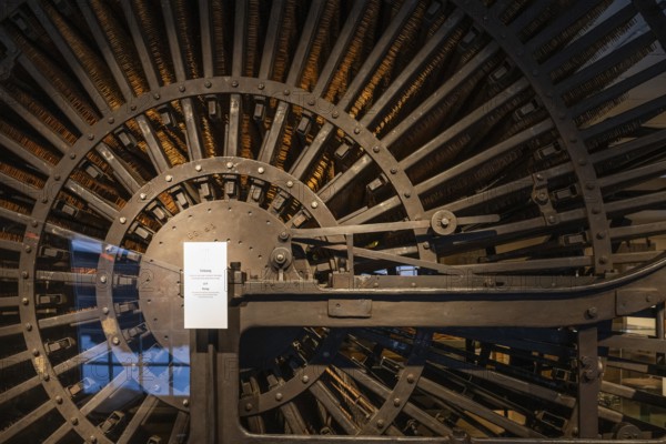 Historic machine for making matches, Tändsticksmuseet Match Museum or Match Museum, Jönköping, Jönköpings län, Sweden