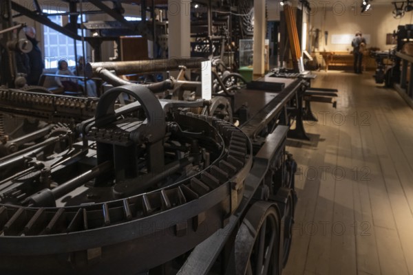 Historic machines for making matches, Tändsticksmuseet Match Museum or Match Museum, Jönköping, Jönköpings län, Sweden