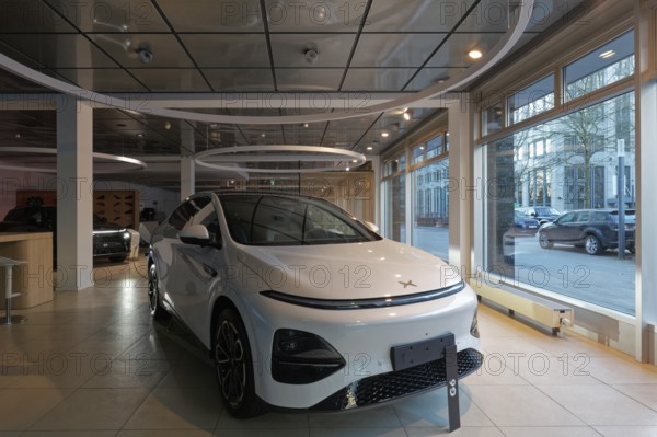 Xpeng G6 SUV Coupé, showroom of the Chinese electric car brand Xiaopeng Motors, Düsseldorf, North Rhine-Westphalia, Germany