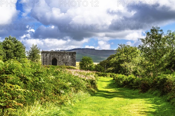 Hermitage Castle, Hermitage Water, Liddesdale, Roxburghshire, Newcastleton, Hawick, Scotland, UK